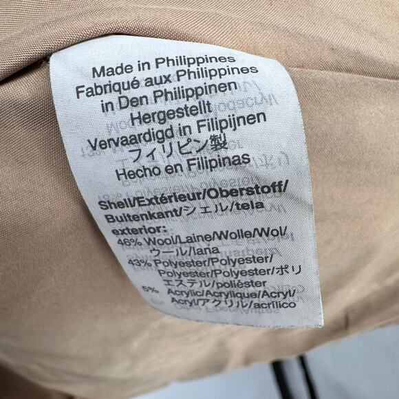 J. CREW Vail Wool Blend Long Jacket Coat Parka in Tan J6178 // 12 - Picture 8 of 10